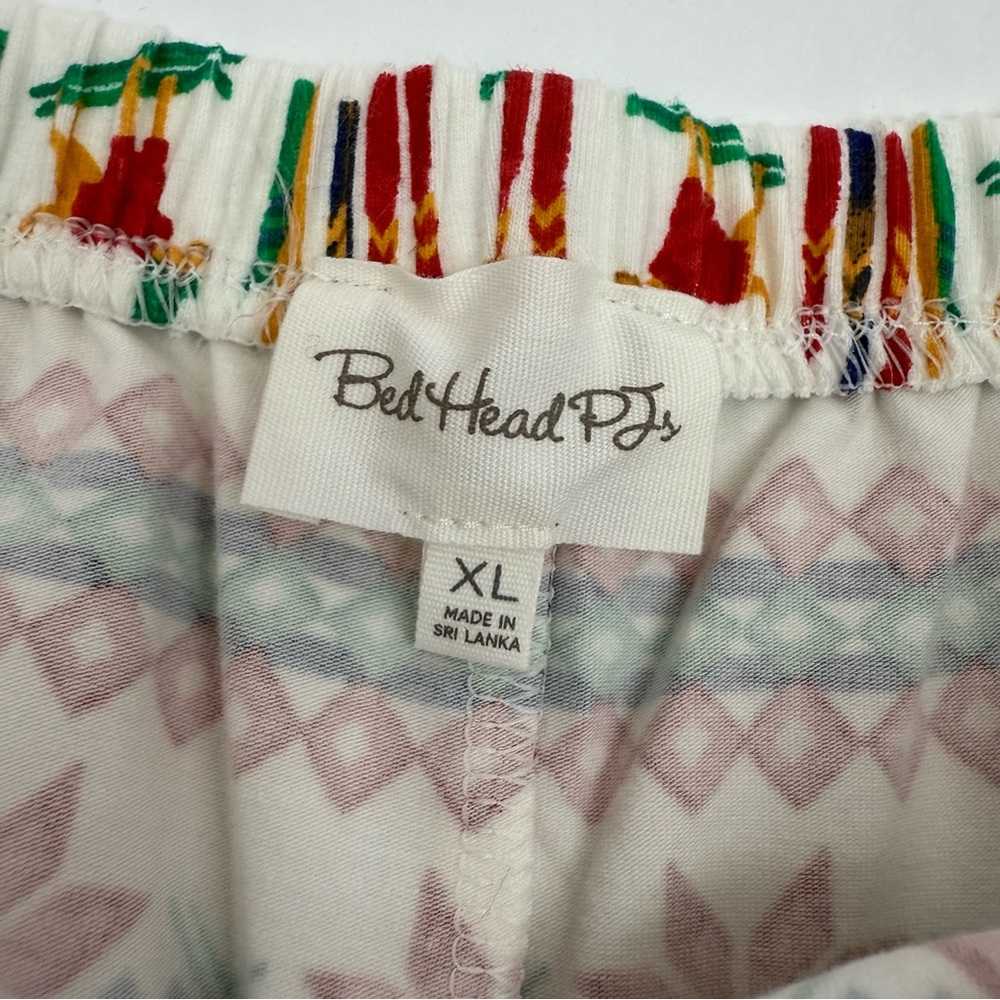 BedHead PJs Festive Fairisle Fair Isle Long Sleeve Classic Stretch Jersey PJ Set - Picture 13 of 16